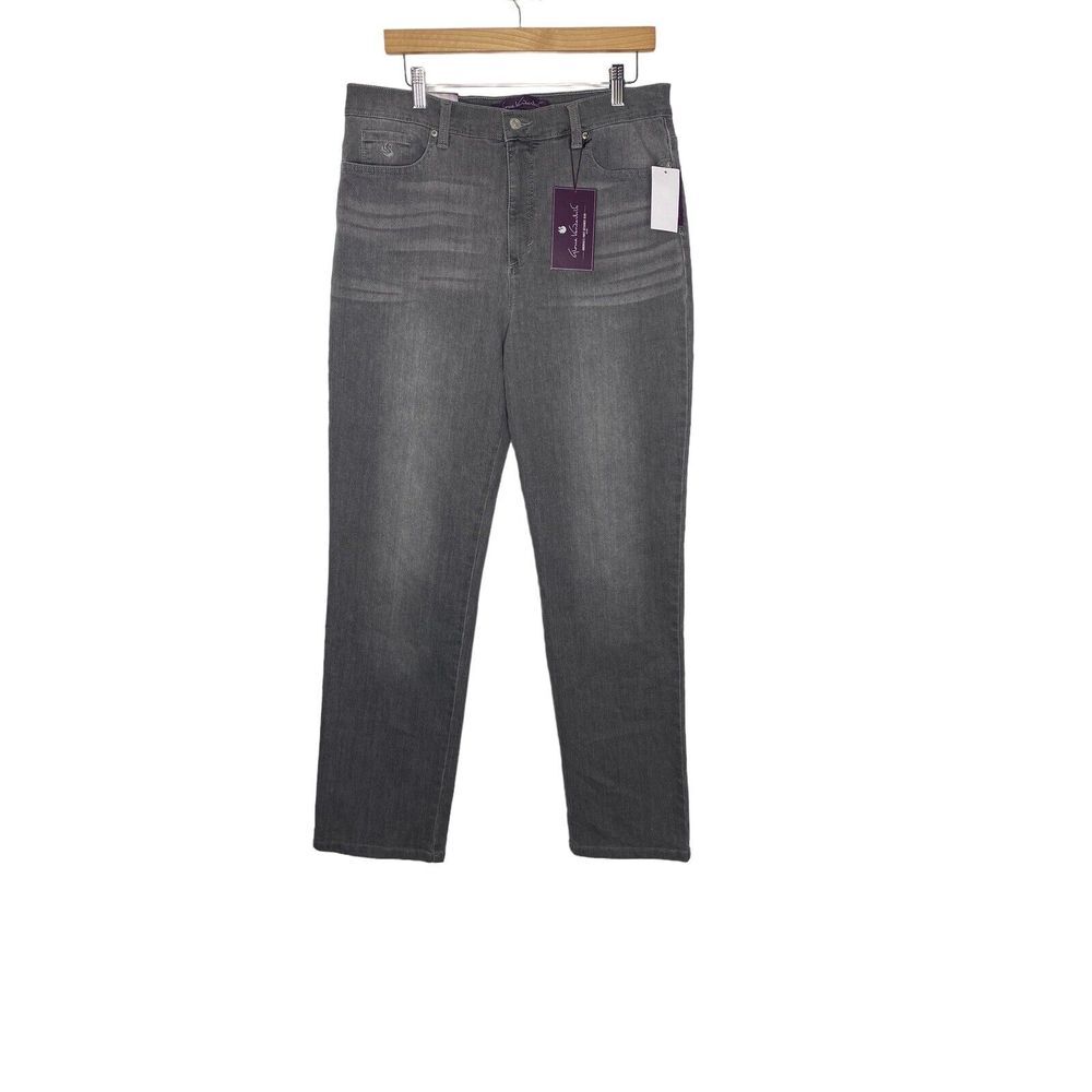 Gloria Vanderbilt Womens Jeans Tapered‎ Leg Classic Rise Stretch Cotton Denim 14